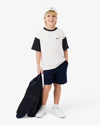 키즈 래글런 반팔 티셔츠