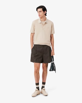 남성 테일러드 울 블렌드 버뮤다