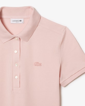 슬림핏 미니피케 폴로 드레스