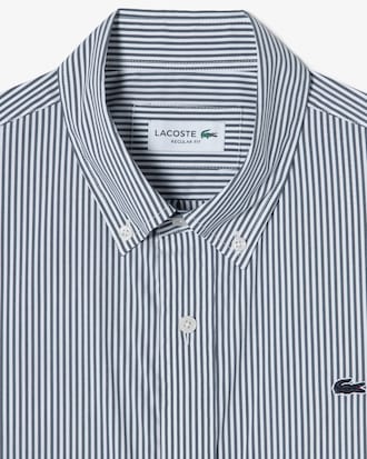 포플린 저지 스트라이프 셔츠