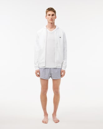 남성 슬림핏 브이넥 면 라운지 웨어 티셔츠 3PACK