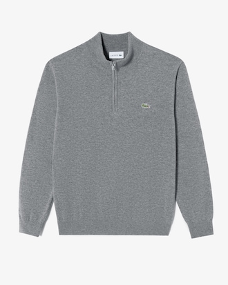 베이직 반집업 풀오버