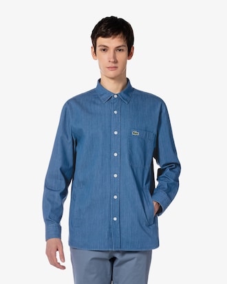 데님 아우터 셔츠