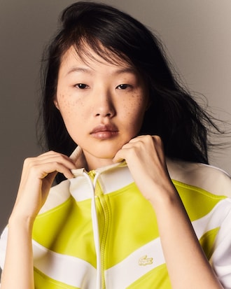 컬러블럭 하프짚업 스웻셔츠