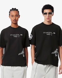 루즈핏 PARIS 그래픽 티셔츠