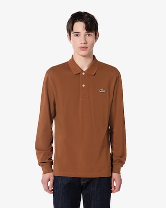 프렌치 레귤러핏 긴팔 베이직 폴로