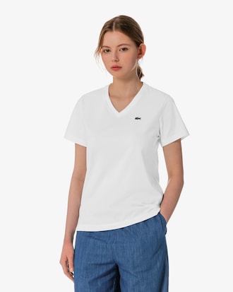 베이직 브이넥 반팔 티셔츠