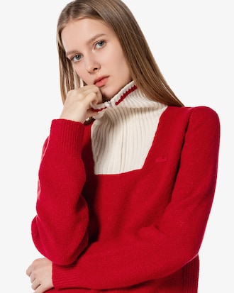 브클 하프집업 스웨터