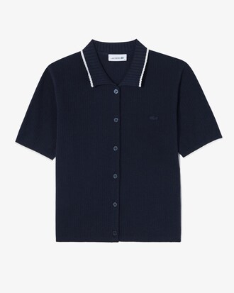 폴로 티핑 반팔 가디건